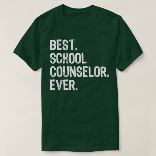 最高の学校参事官がクリスマスにおもしろい贈る Tシャツ (デザイン正面)