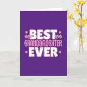 最高の孫娘 – さくらんぼの花 カード (黄色い花)