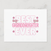 最高の孫娘 – さくらんぼの花 ポストカード (正面)