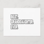 最高の孫娘 ポストカード (正面)