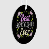 最高の孫娘Ever -フローラ オーナメント (正面)