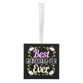 最高の孫娘Ever -フローラ キューブオーナメント (右)