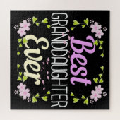 最高の孫娘Ever -フローラ ジグソーパズル (横)