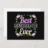 最高の孫娘Ever -フローラ ポストカード (正面/裏面)