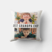 最高の孫2写真コラージュ クッション (裏面)