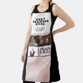 最高の孫4写真コラージュ エプロン (インサイチュ)