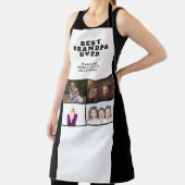 最高の孫4写真コラージュ エプロン (インサイチュ)