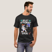 最高の宇宙飛行士のクリスマス・バスケットボール・ホリデーC Tシャツ (正面フル)