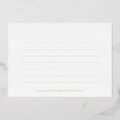 最高の実在フォイル卒業サンキューカード 箔招待状 (裏面)