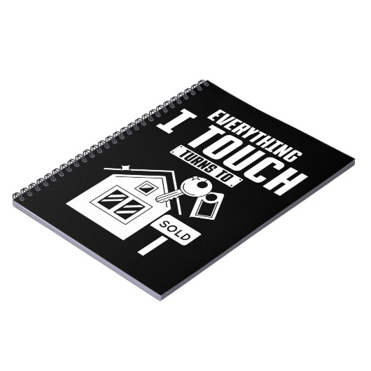 最高の実在不動産業者 ノートブック (左側)