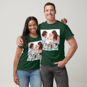 最高の家族のカスタムInstagram4枚のフォトコラージュ Tシャツ (ユニセックス)