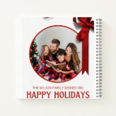 最高の家族のメリークリスマススパイラルノート ノートブック (裏面)