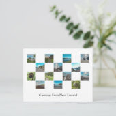 最高の家族市松模様に写真ギャラリー ポストカード (スタンド正面)