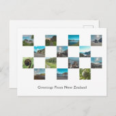 最高の家族市松模様に写真ギャラリー ポストカード (正面/裏面)