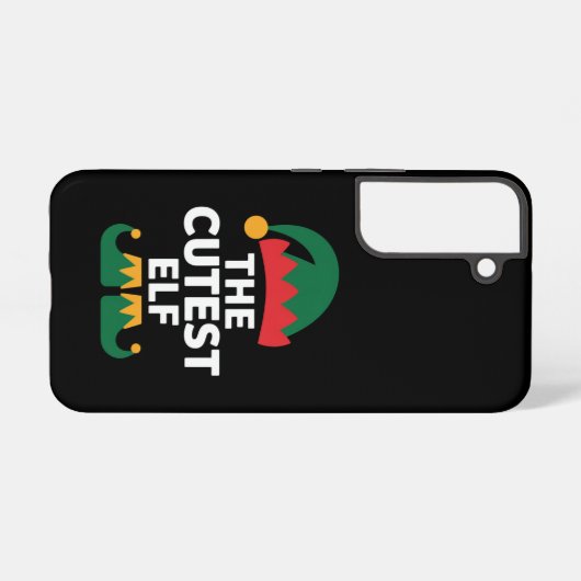 最高の小妖精や小人マッチングファミリークリスマス SAMSUNG GALAXYケース (裏面横)