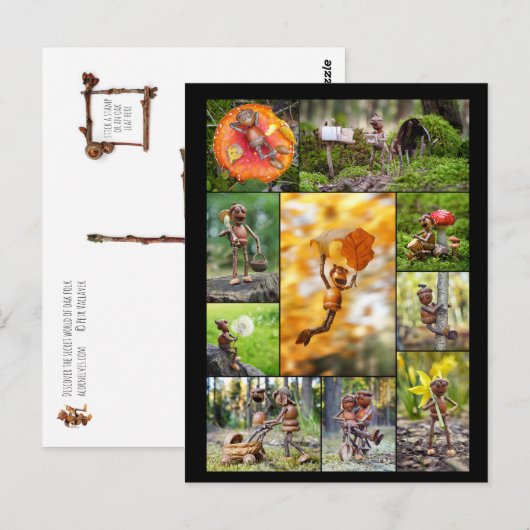 最高の小妖精や小人 ポストカード (正面/裏面)