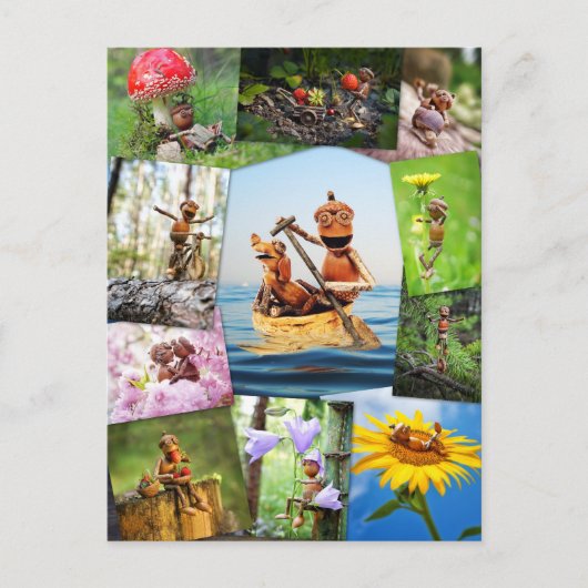 最高の小妖精や小人 ポストカード (正面)