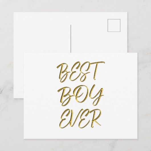 最高の少年 ポストカード (正面/裏面)