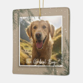 最高の少年（少女）| フォトペットメモリアル セラミックオーナメント (左)