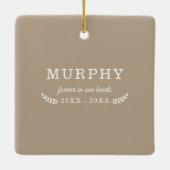 最高の少年（少女）| フォトペットメモリアル セラミックオーナメント (裏面)