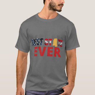 最高の州は未時ミシシッピー特大 Tシャツ