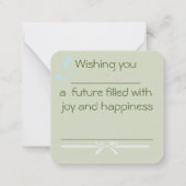 最高の希望：カード ノートカード (裏面)