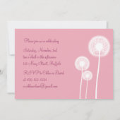 最高の希望!!!フォトバースデーパーティー招待状（ピンク） 招待状 (裏面)