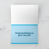 最高の希望 – 新しい仕事おめでとう カード (内部)