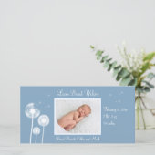 最高の希望!!!誕生のお知らせ2 （青） 案内状 (スタンド正面)