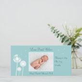 最高の希望!!!誕生発表2 (ターコイズ) 案内状 (スタンド正面)