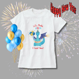 最高の年にしようパーティードラゴン Tシャツ