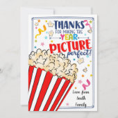 最高の年の写真プレゼント先生 招待状 (正面)