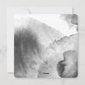 最高の年の水彩写真コラージュ シーズンカード (裏面)