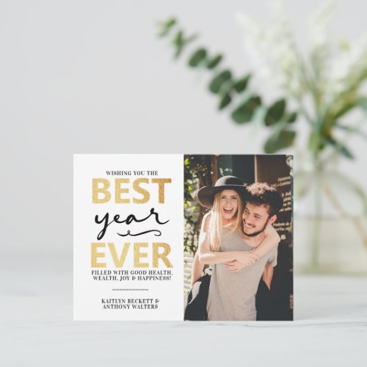 最高の年 |お正月の写真 シーズンポストカード (スタンド正面)