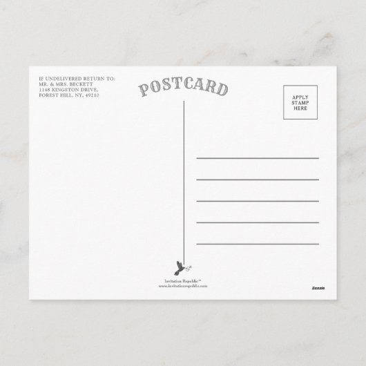 最高の年 |お正月の写真 シーズンポストカード (裏面)