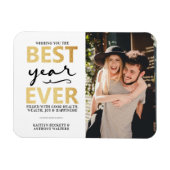 最高の年 |お正月の写真 マグネット (横)