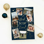 最高の年！8家族の写真スクラップブックコラージュ 箔シーズンカード<br><div class="desc">1年を思い出に残して共有。1年のレビュー金ゴールドフォイルのクリスマスカードを家族や友人に私たちの写真スクラップブックのモダンクリスマスカードで送信する。そしてモダン金ゴールドフォイルタイポグラフィとのデザインは、思い出に残るクリスマスカードのためにあなたの瞬間、アドベンチャーお気に入りの、ハイライトを共有する。シンプル金ゴールドフォイルのアクセントは、このクリスマスカーシンプルドとエレガンスのtouchを追加モダンする。年間の最も思い出に残る写真の思い出の8つをパーソナライズ。遠くの家族や友人と共有するのに最適なおもしろいクリスマスカード。デザイン:Moodostology Papery著。</div>