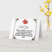 最高の幸せを願っています　そしてさようならカード カード (黄色い花)