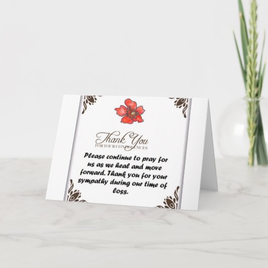 最高の幸せを願っています　そしてさようならカード カード (正面)