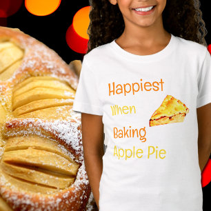 最高の幸せ時ベーキングアップルパイ Tシャツ
