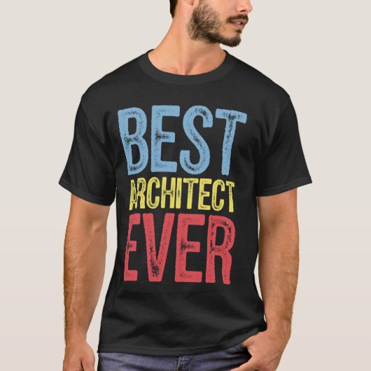 最高の建築家 コワーキングスペース 教師 職場 妻 女性 Tシャツ (正面)