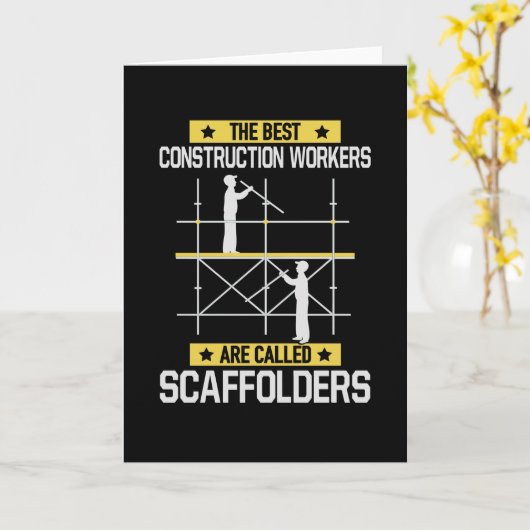 最高の建築 カード (黄色い花)