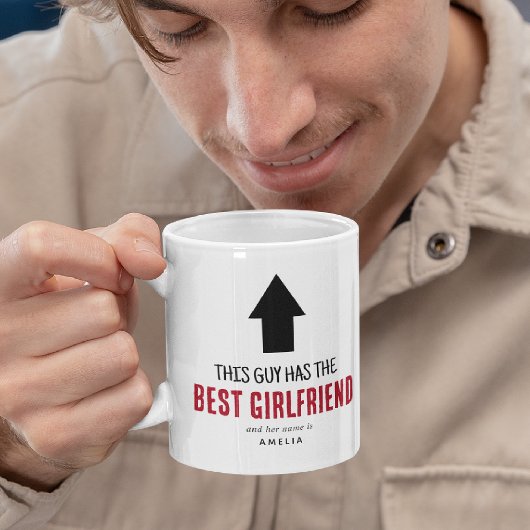 最高の彼女と付き合ってる男 コーヒーマグカップ