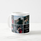 最高の彼氏の写真パーソナライズされたコーヒーマグ コーヒーマグカップ (正面左)