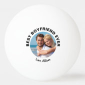 最高の彼氏の写真 卓球ボール (裏面)