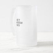 最高の彼氏 フロストグラスビールジョッキ (正面左)