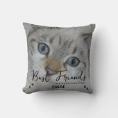 最高の忘れ友の写真猫記念館 クッション (正面)