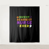 最高の怖いナース史上最高のハロウィーンクラシック タペストリー (正面)