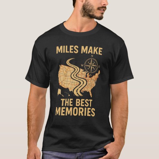 最高の思い出はマイルからTシャツ Tシャツ (正面)
