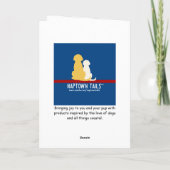 最高の愛のバレンタインデーカード ゴールデンラブ カード (裏面)